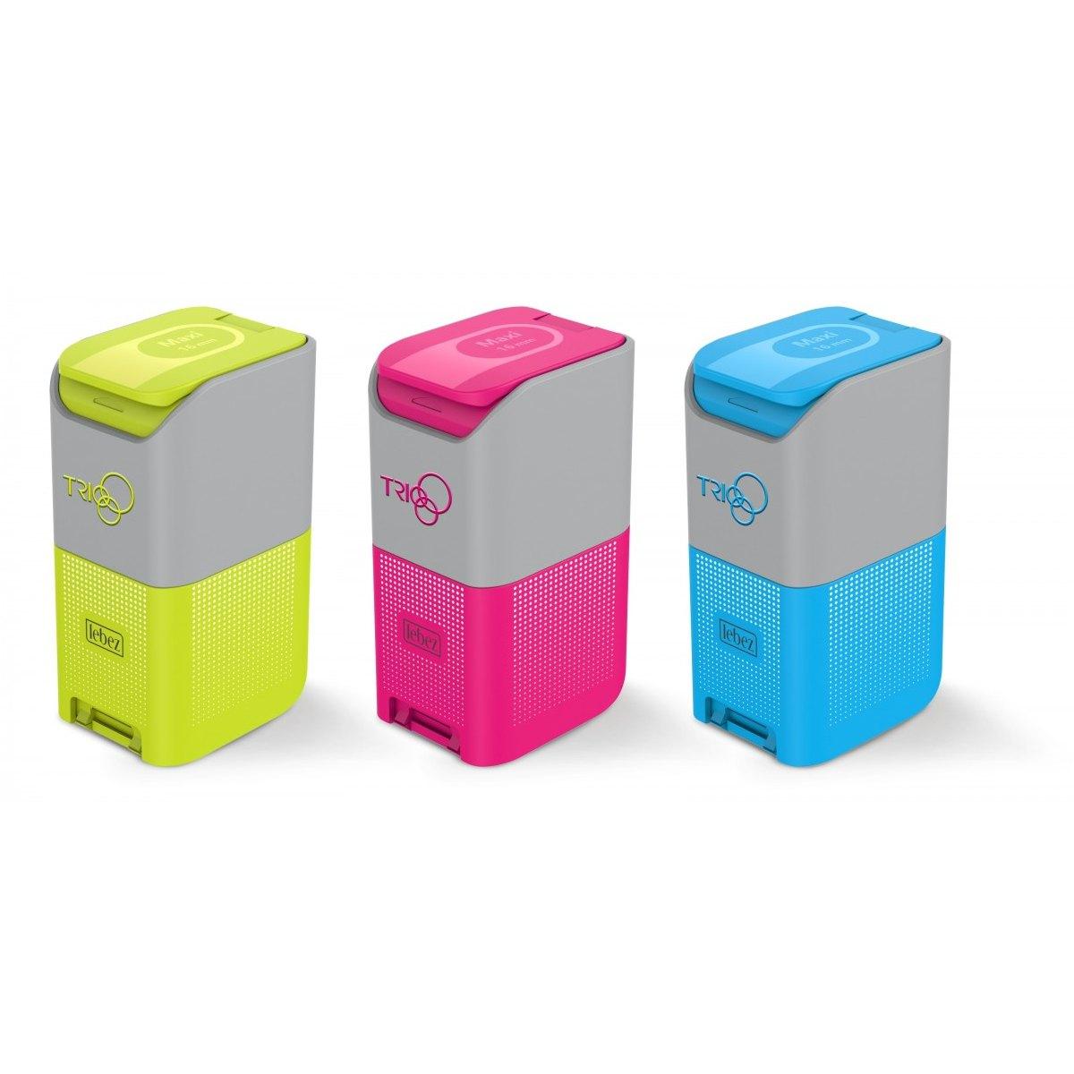 Lebez - temperamatite trio - 3 fori con serbatoio