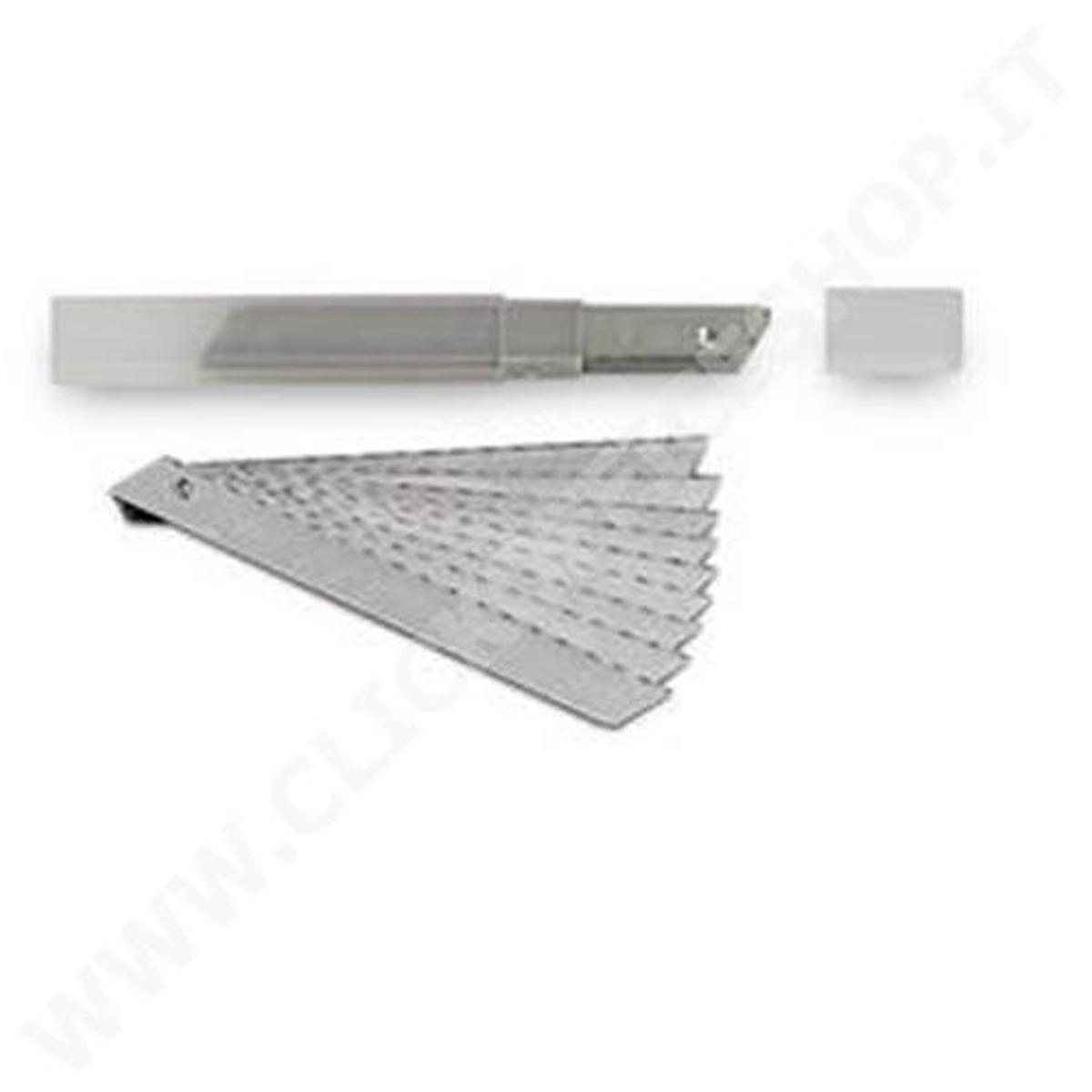 Siam - lame in acciao da 9 mm - tubetto da 10 lame