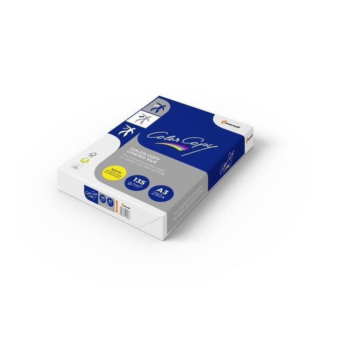 Mondi color copy - carta patinata lucida -  a3 - 200 gr/m2 - risma da 250 fogli