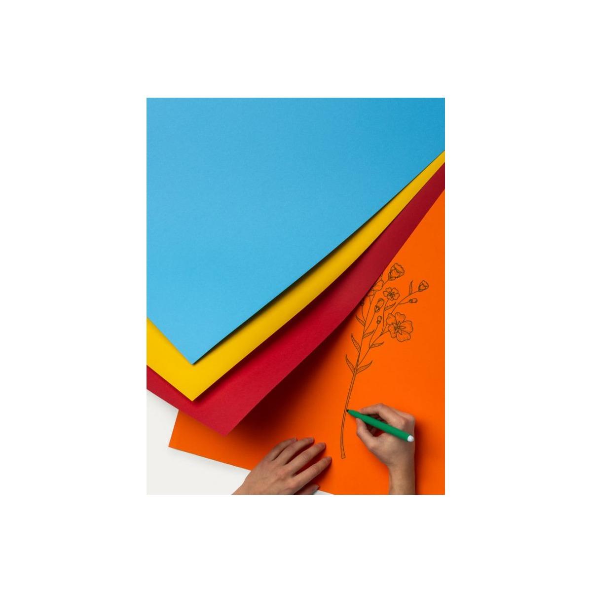 Favini - cartoncino prisma monoruvido colorato - 220 gr/mq - 50 x 70 cm