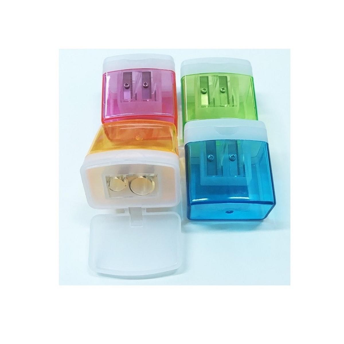 Siam - temperamatite in plastica 2 fori con serbatoio