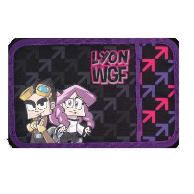 Astuccio 3 zip lyon gamer + anna