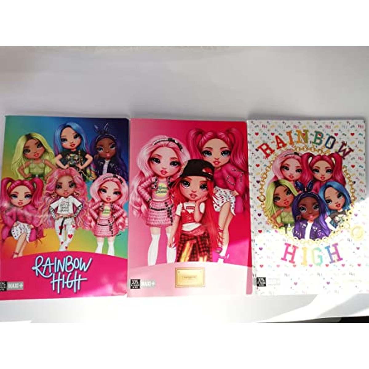 Maxi quaderno +30% rainbow high