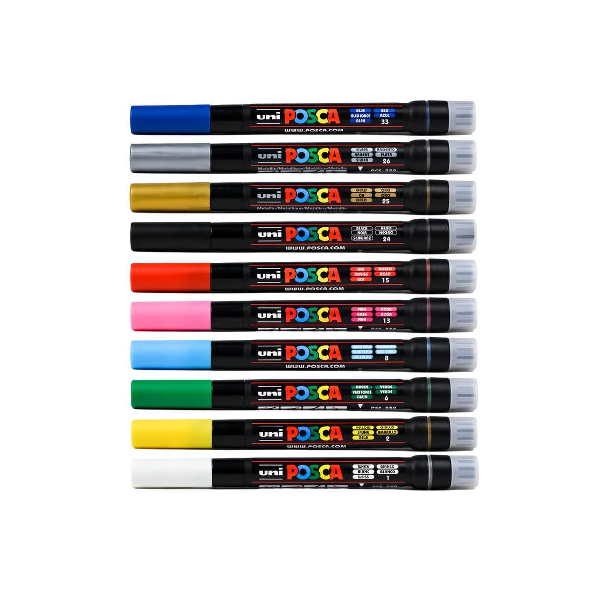 Posca - marker  punta a pennello 1-10 mm