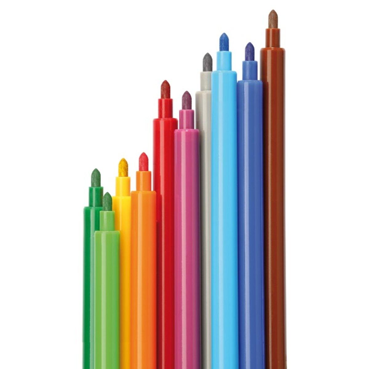 Fibracolor 12 pennarelli punta fine colorito