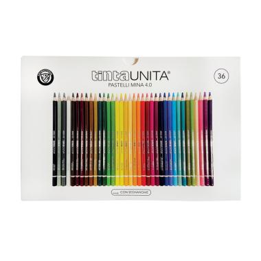 Tintaunita - pastelli colorati - mina 4,0 mm - confezione da 36 pz