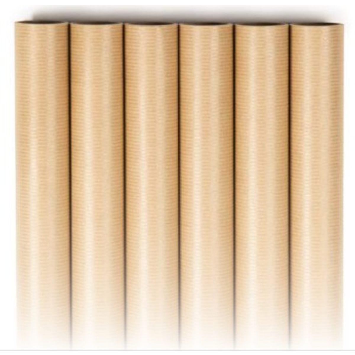 Rotolo solo carta 100 cm x 3 mt - Ø 34 mm - kraft avana sealing