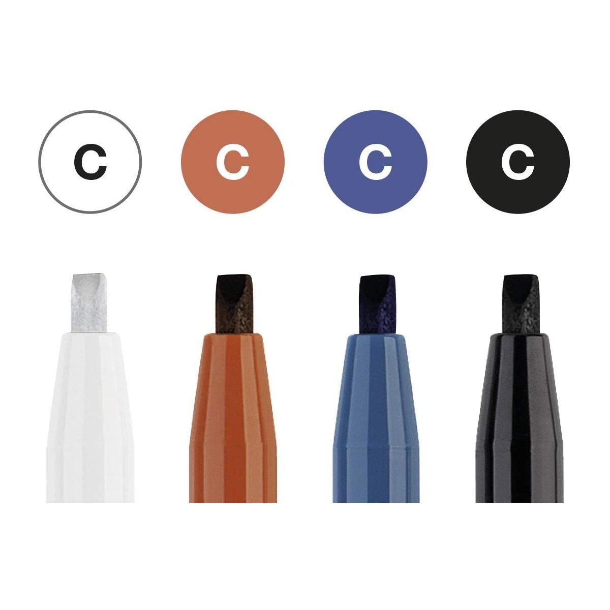 Faber-castell - calligraphy set - 4 pitt artist pens