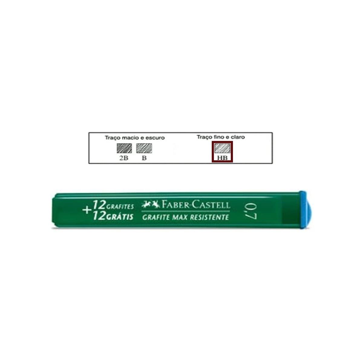 Faber-castell - micromine super polymer - astuccio da 12 mine