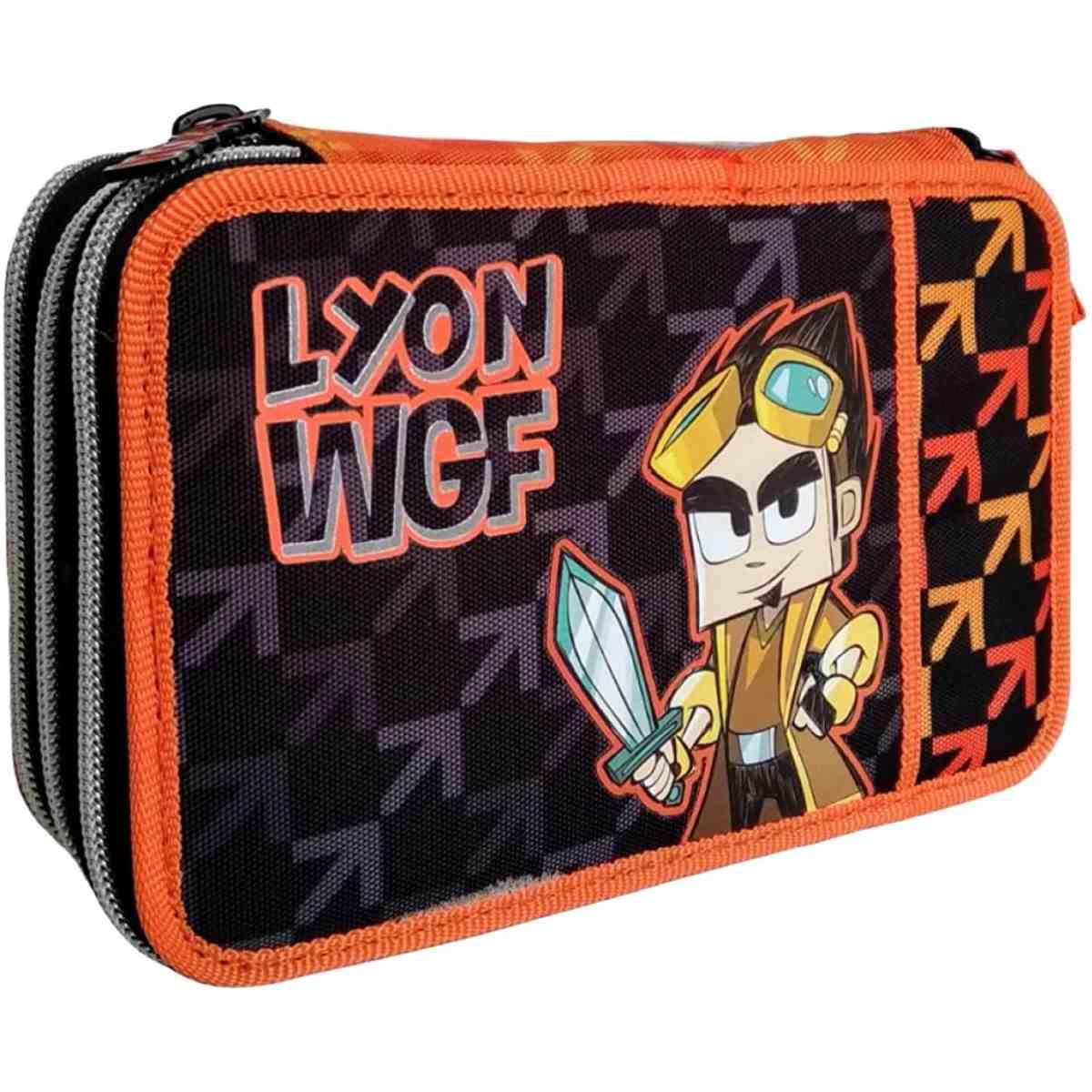 Astuccio corredo 3 zip lyon gamer