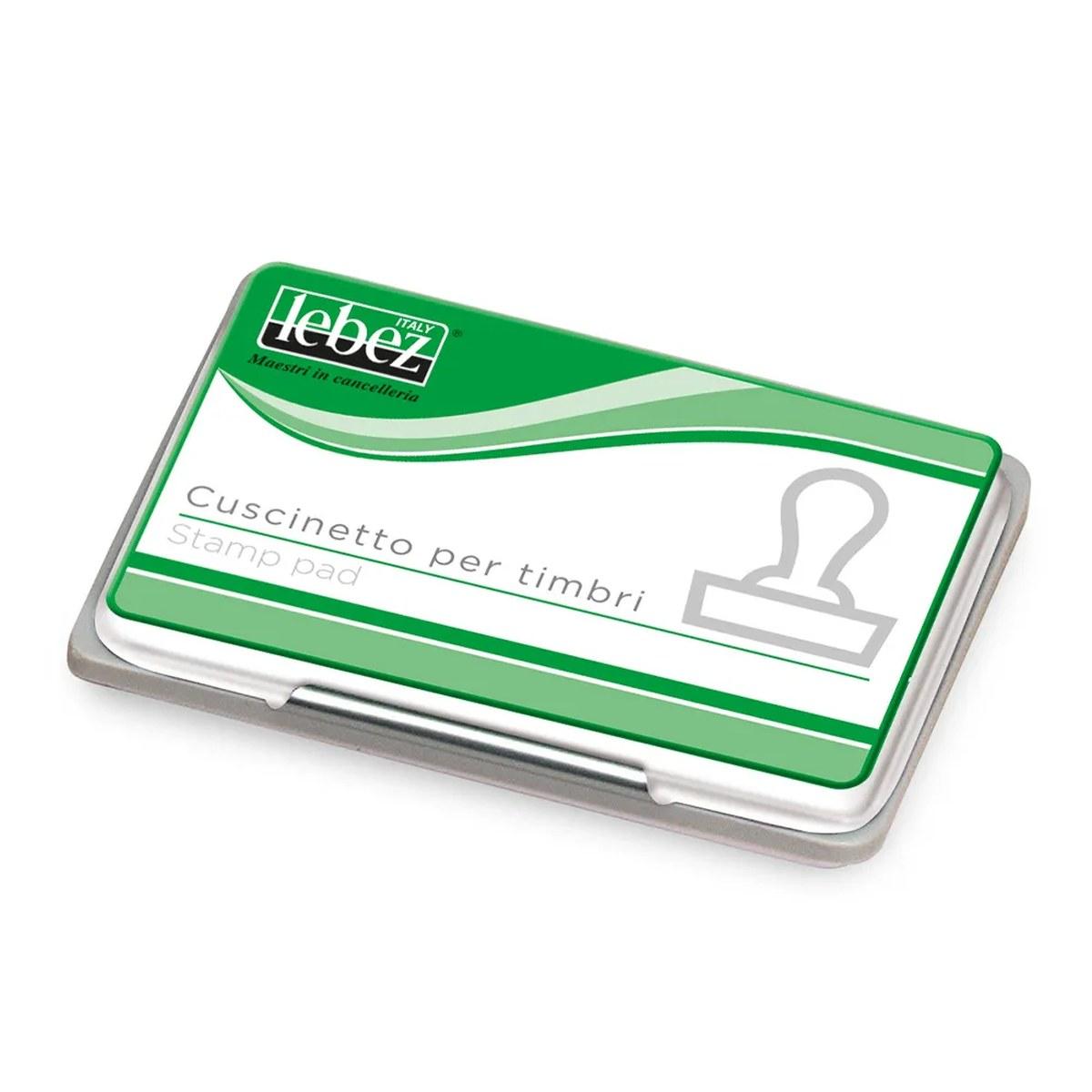 Lebez - cuscinetto per timbri in puro cotone - formato 12,5 x 8,5 cm