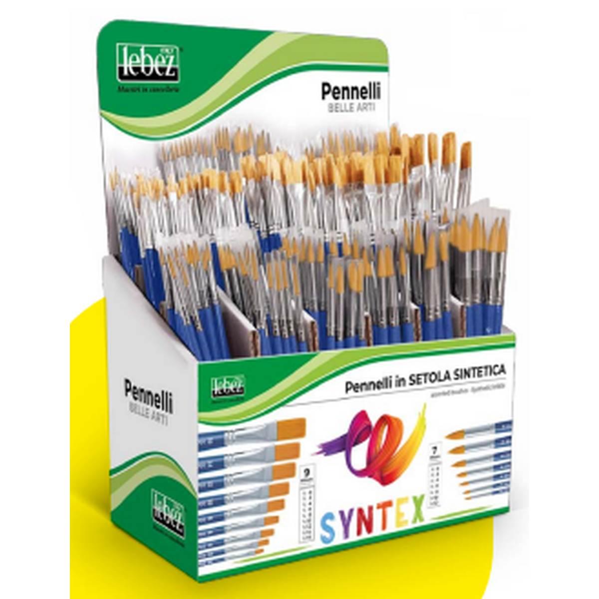 Lebez - syntex 8 - punta piatta - setola sintetica