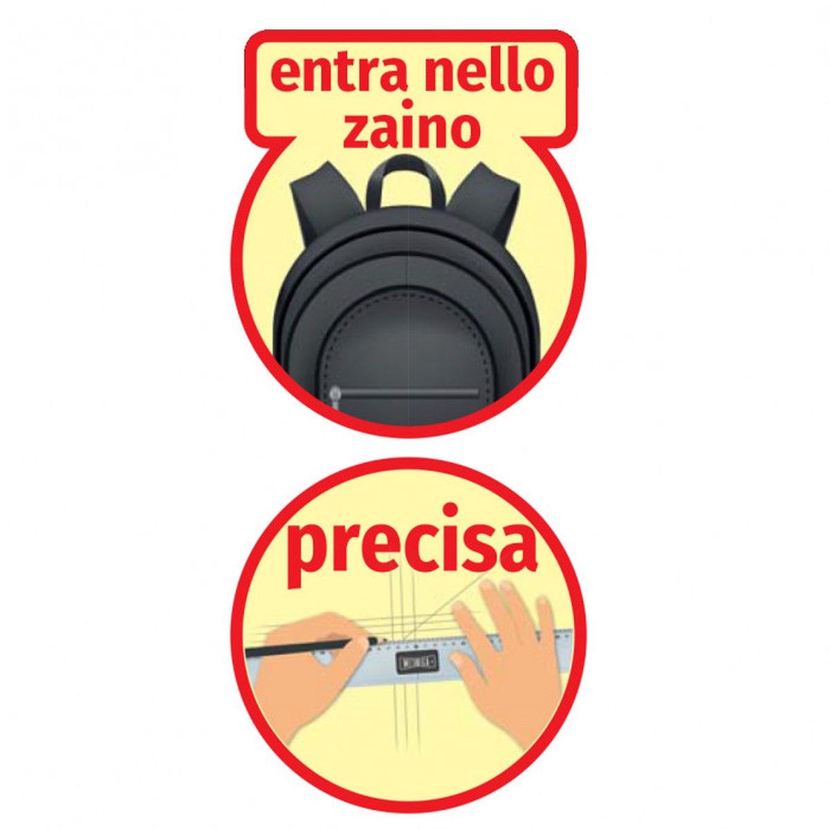 Riga disegno pieghevole metariga cm. 60 (cm. 30 piegata)