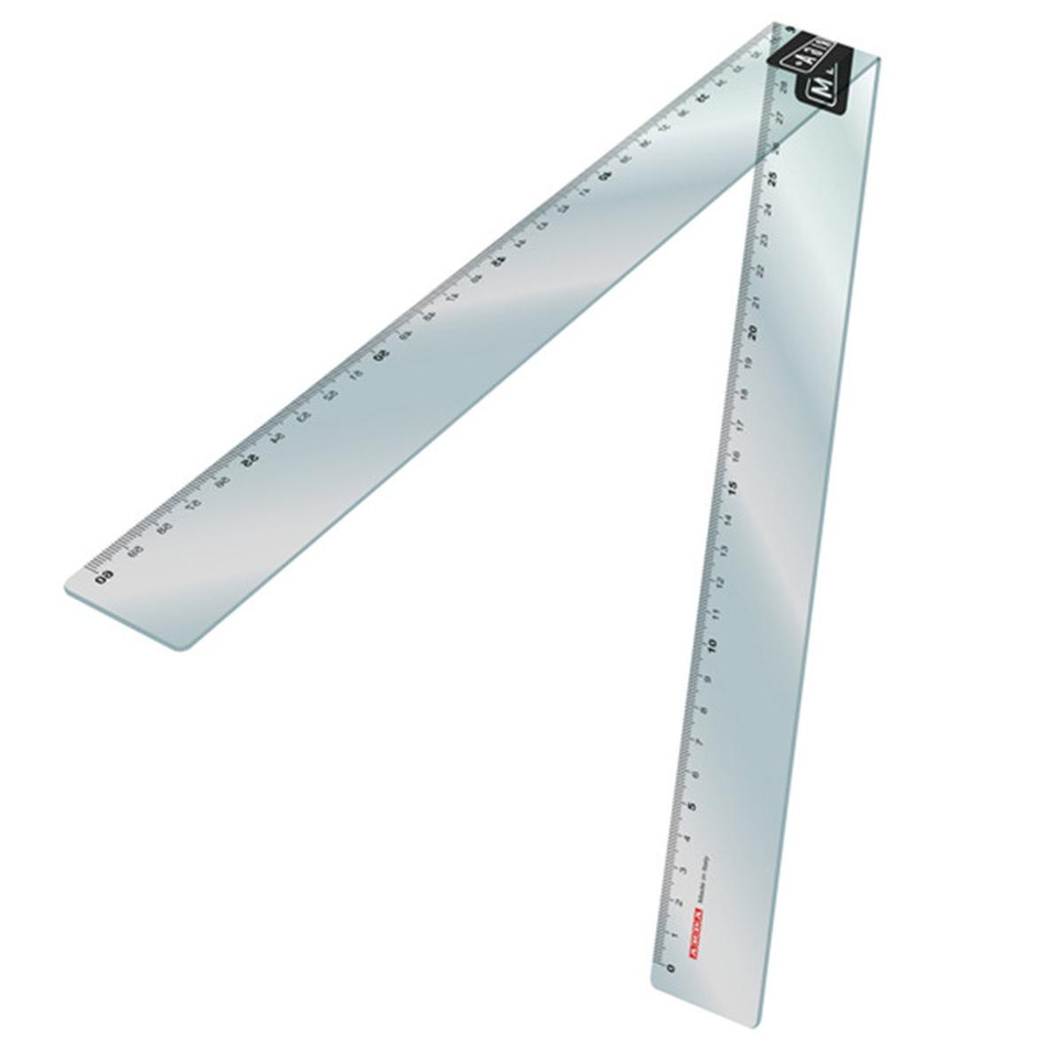 Riga disegno pieghevole metariga cm. 60 (cm. 30 piegata)