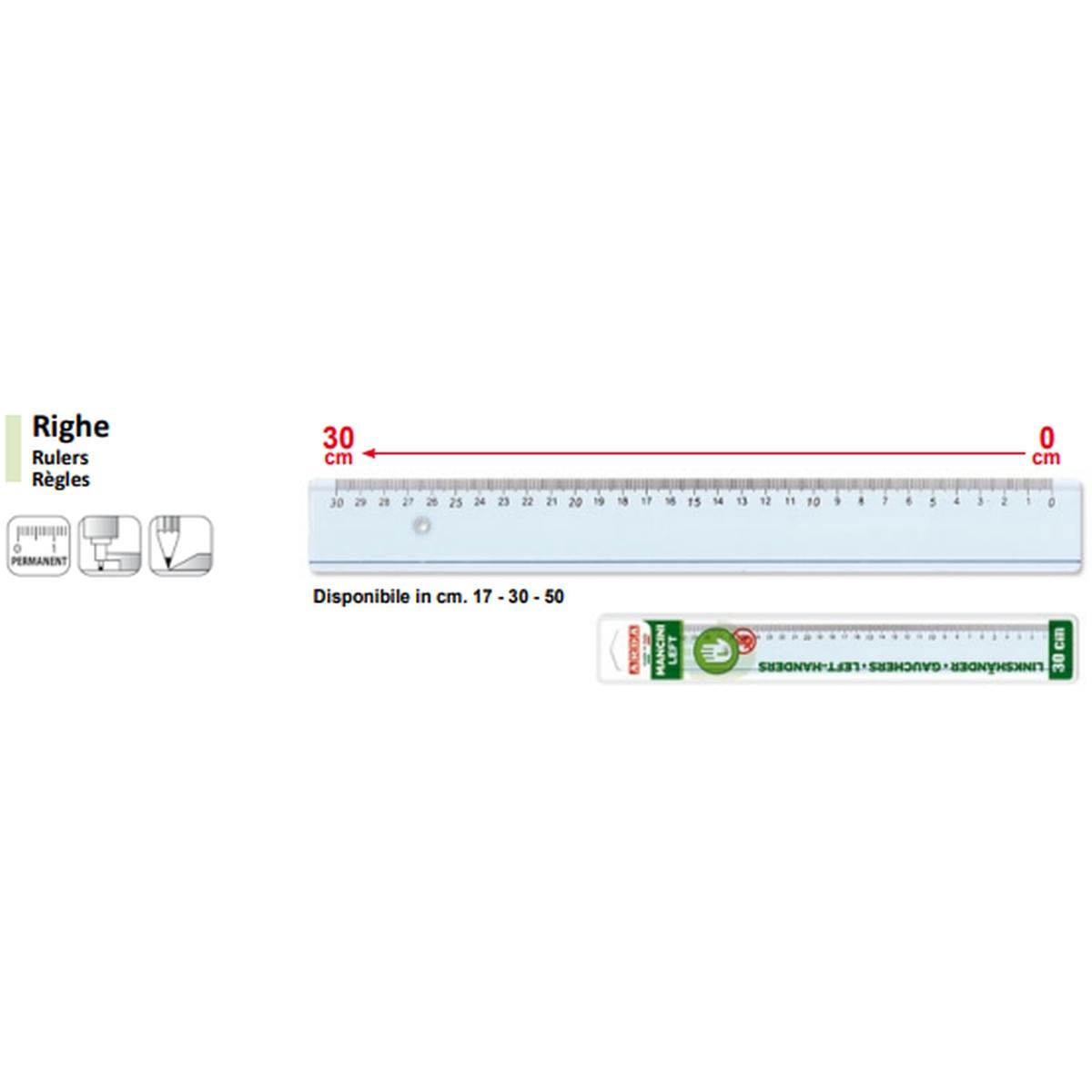 Arda - riga per mancini 30 cm