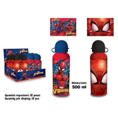Borraccia alluminio 500 ml - spider-man