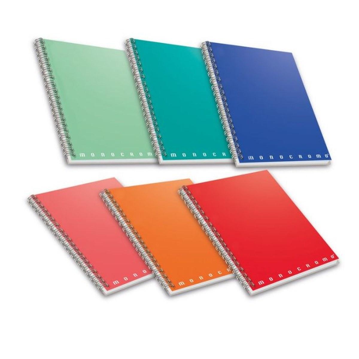 Pigna - maxi quaderni skip monocromo spiralato - 80 gr - 70 fg -