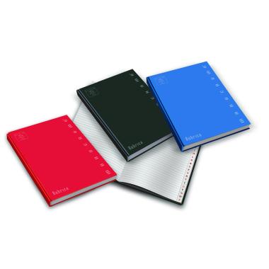 PIGNA - RUBRICA CARTONATA A4 MONOCROMO "THE ORIGINAL" - 96+2 FF - 80 GR