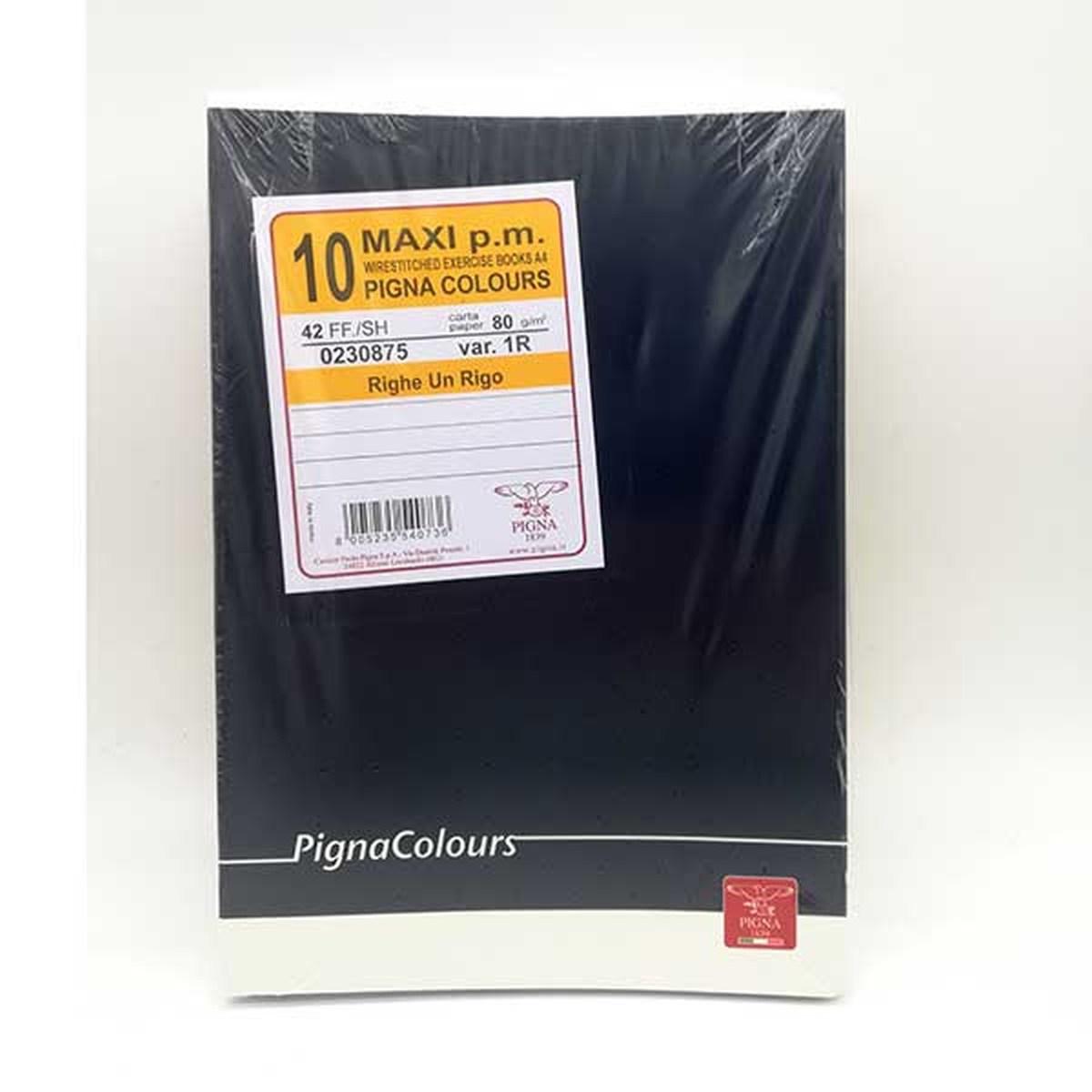 Pigna - maxi colours p.m. - 40 + 2 fogli - 80 gr/m2