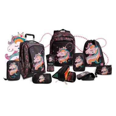 Young people - zaino linea dream unicorn con luci special edition -