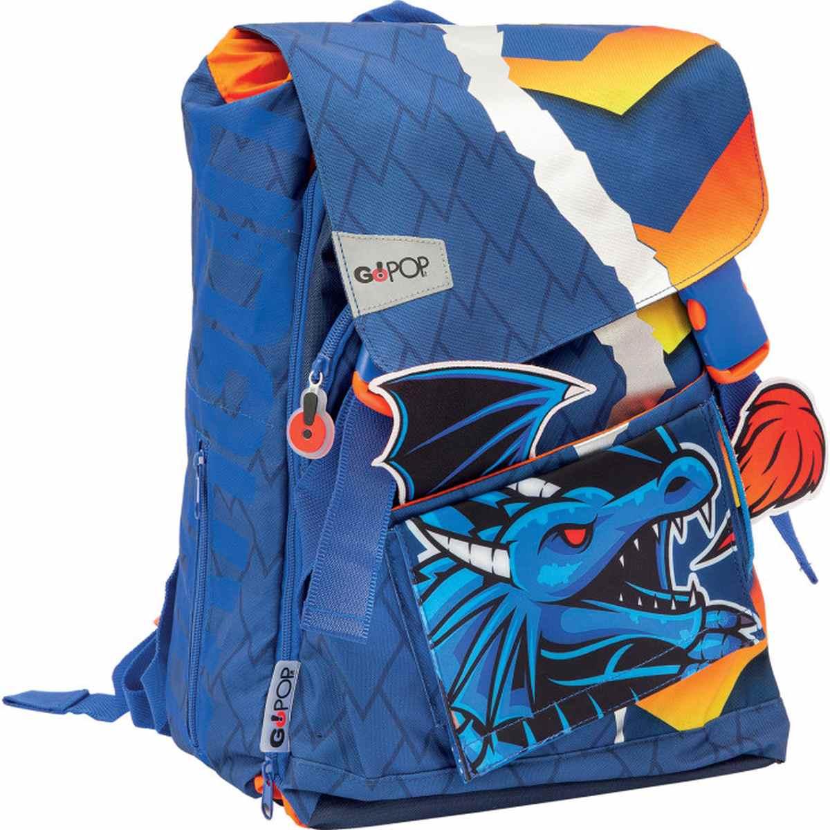 Go-pop - zaino scuola sdoppiabile dragon