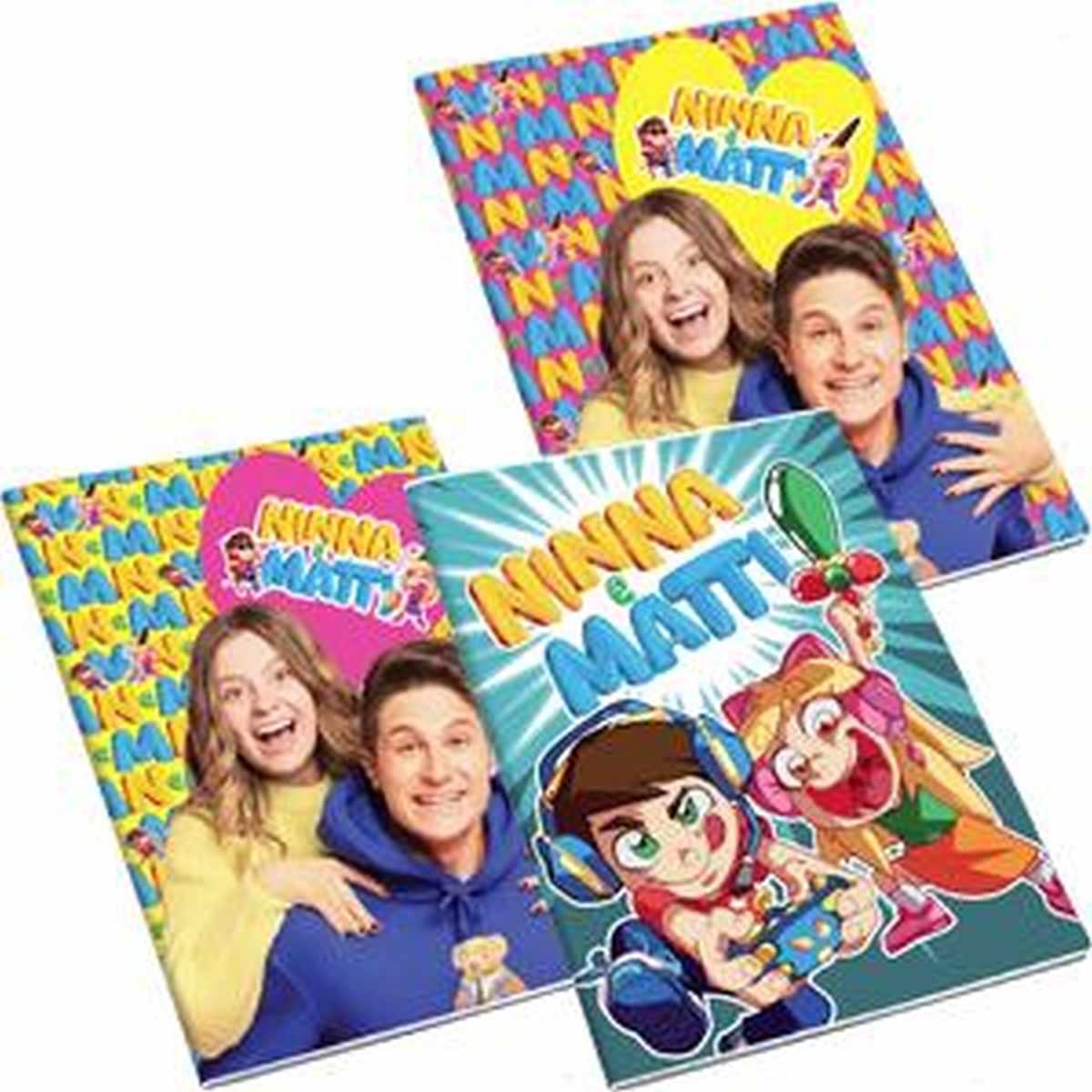 Ninna e matti - maxi quaderno a4 - 25 + 1 fogli - 100 gr/m2