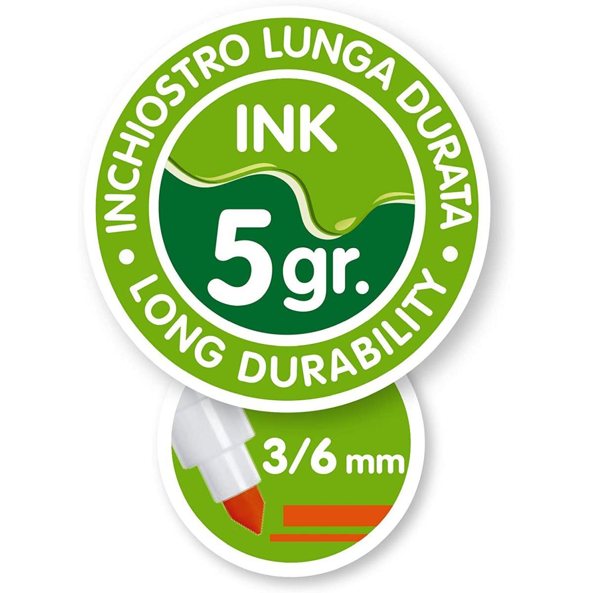 Fibracolor colormaxi - pennarelli punta grossa - confezione da 24 pz