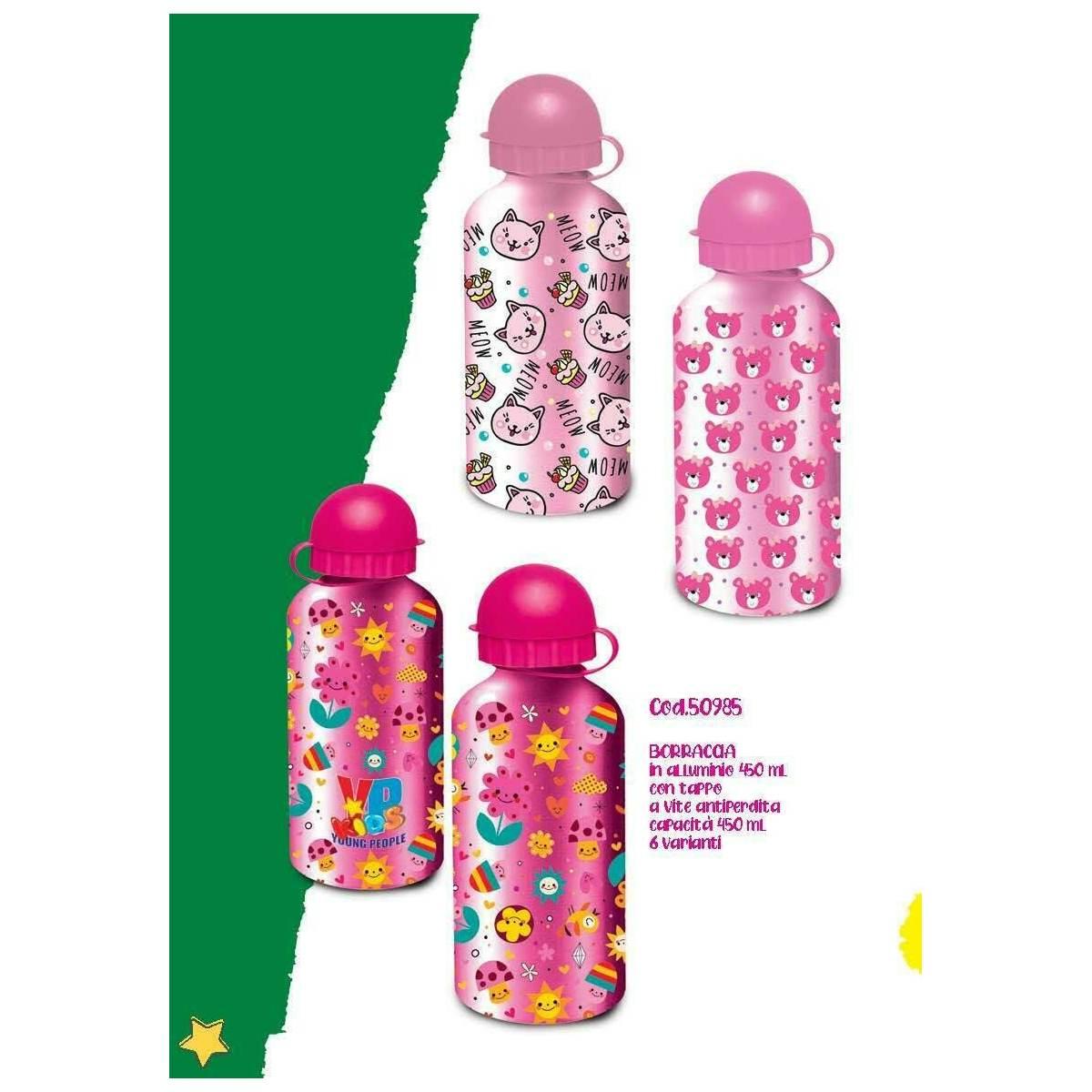 Young people kids - borraccia in alluminio 450 ml - colori assortiti