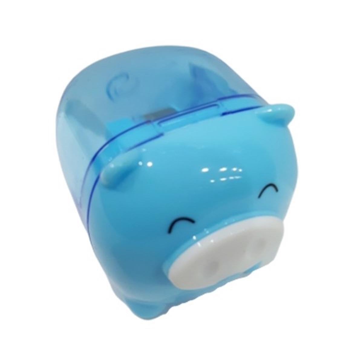 Deli - temperino ad 1 foro con contenitore - forma maialino