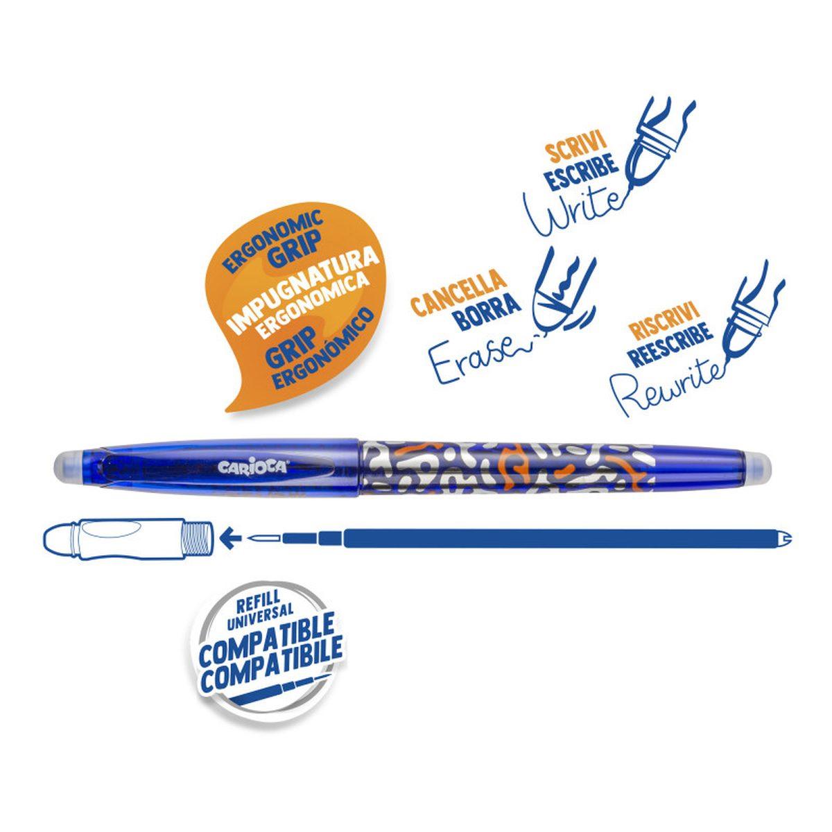 Carioca - oops pop penna cancellabile - 0,77 mm