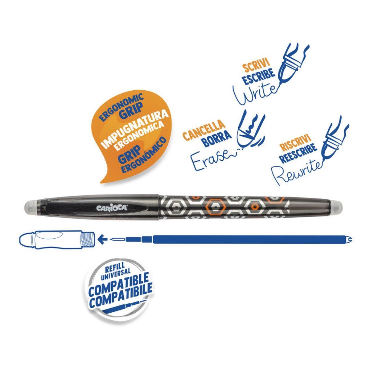 Carioca - oops pop penna cancellabile - 0,77 mm