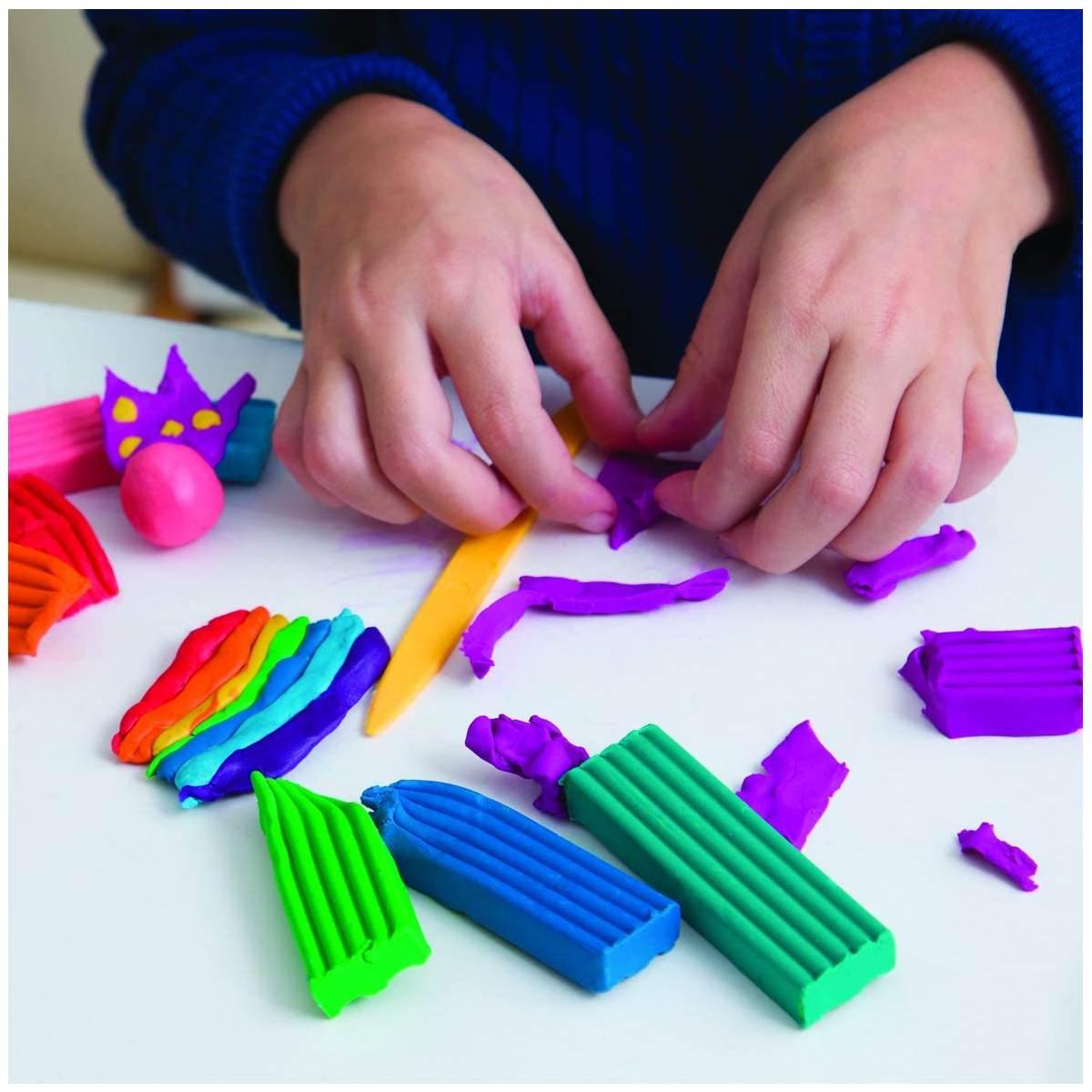 Carioca - plasty - pasta da modellare + attrezzi - 400 gr