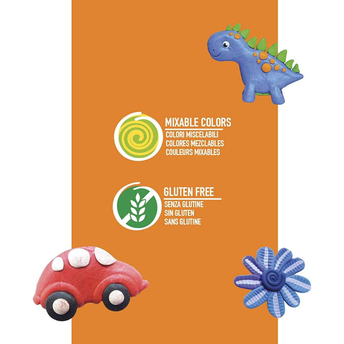 Carioca - plasty - pasta da modellare + attrezzi - 400 gr