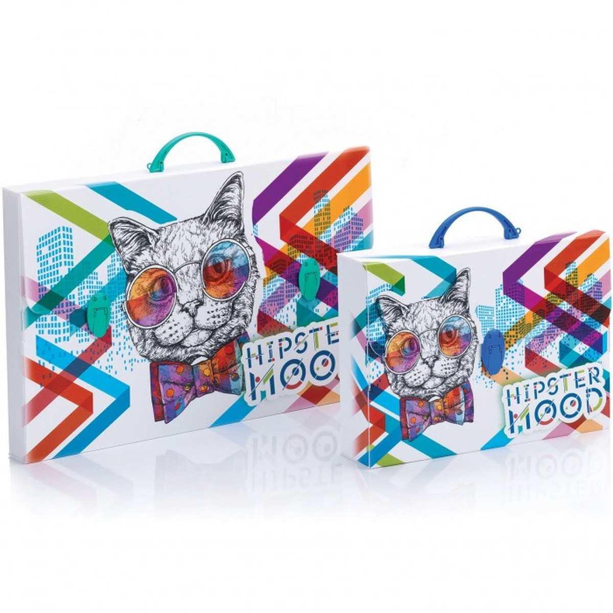 B-case - valigetta in polipropilene alveolare con stampa in alta risoluzione - 2 chiusure - formato 36,5 x 56,5 x 5,5 cm