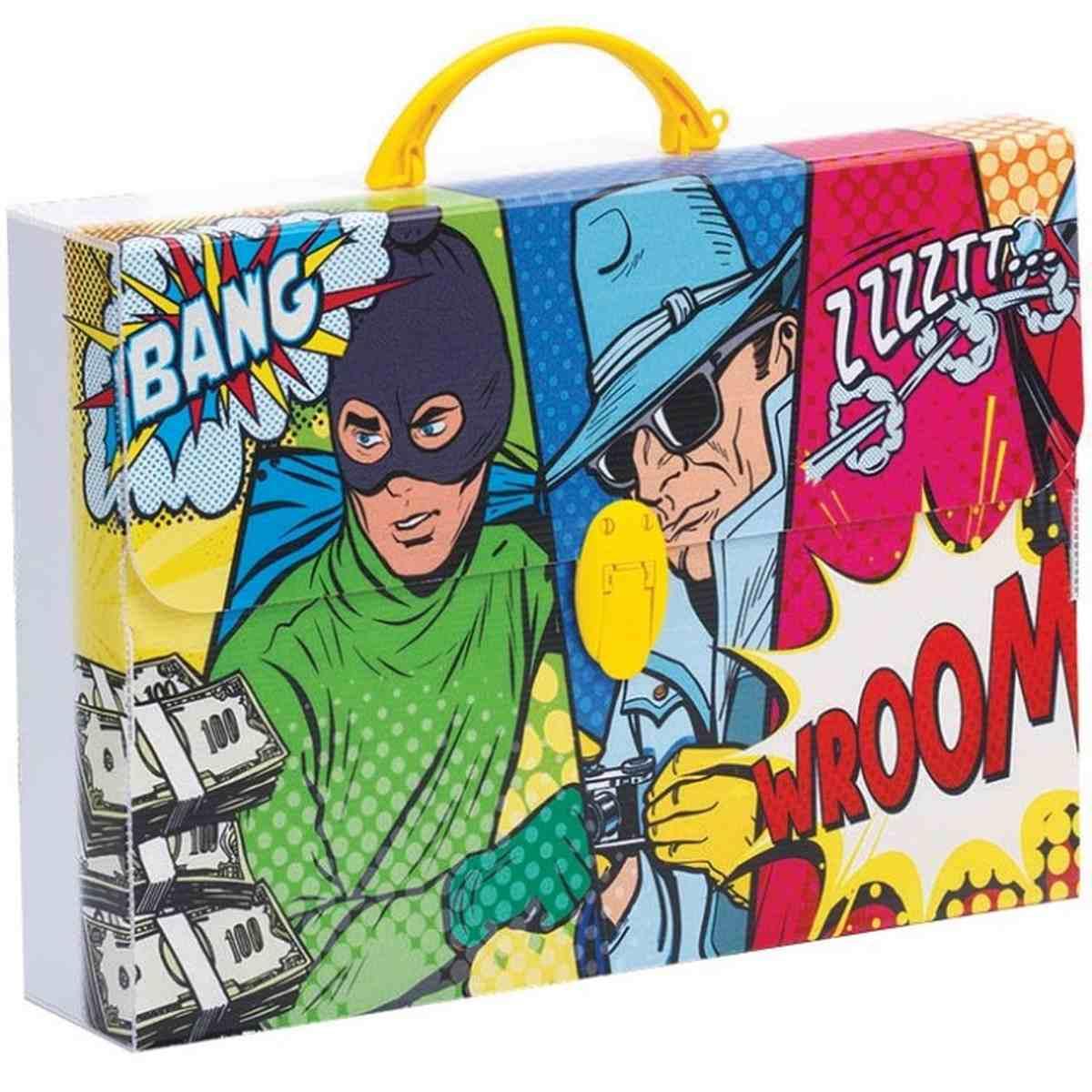 B-case - valigetta in polipropilene alveolare con stampa in alta risoluzione - 1 chiusura - formato 27 x 37,5 x 8 cm