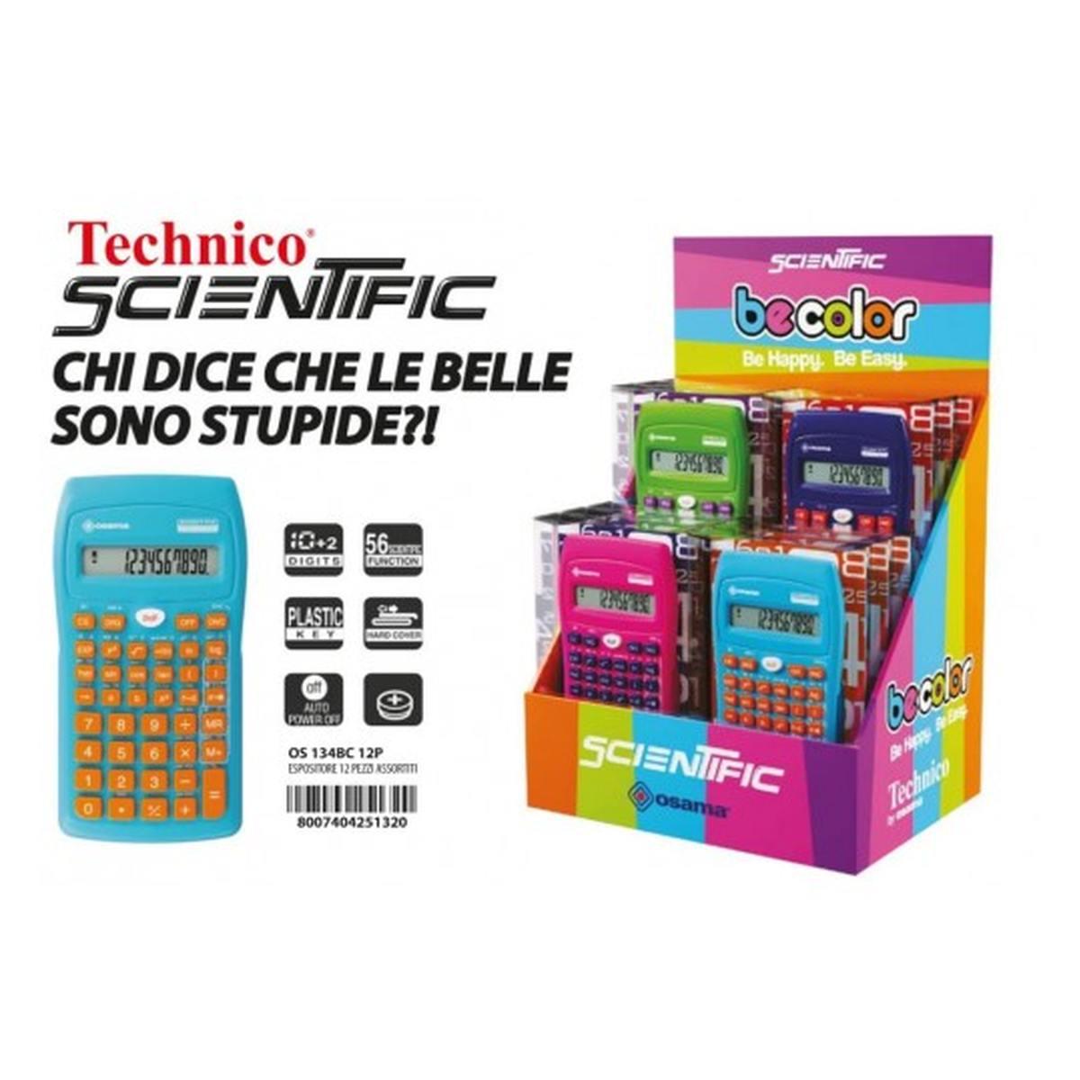 Osama - calcolatrice scientifica becolor - 56 funzioni
