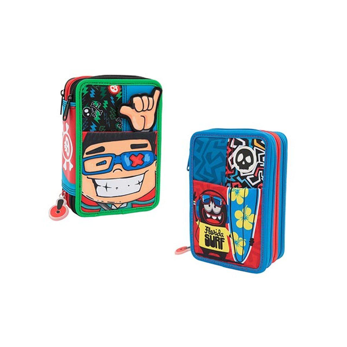 Giochi preziosi - astuccio 3 zip gopop badboy