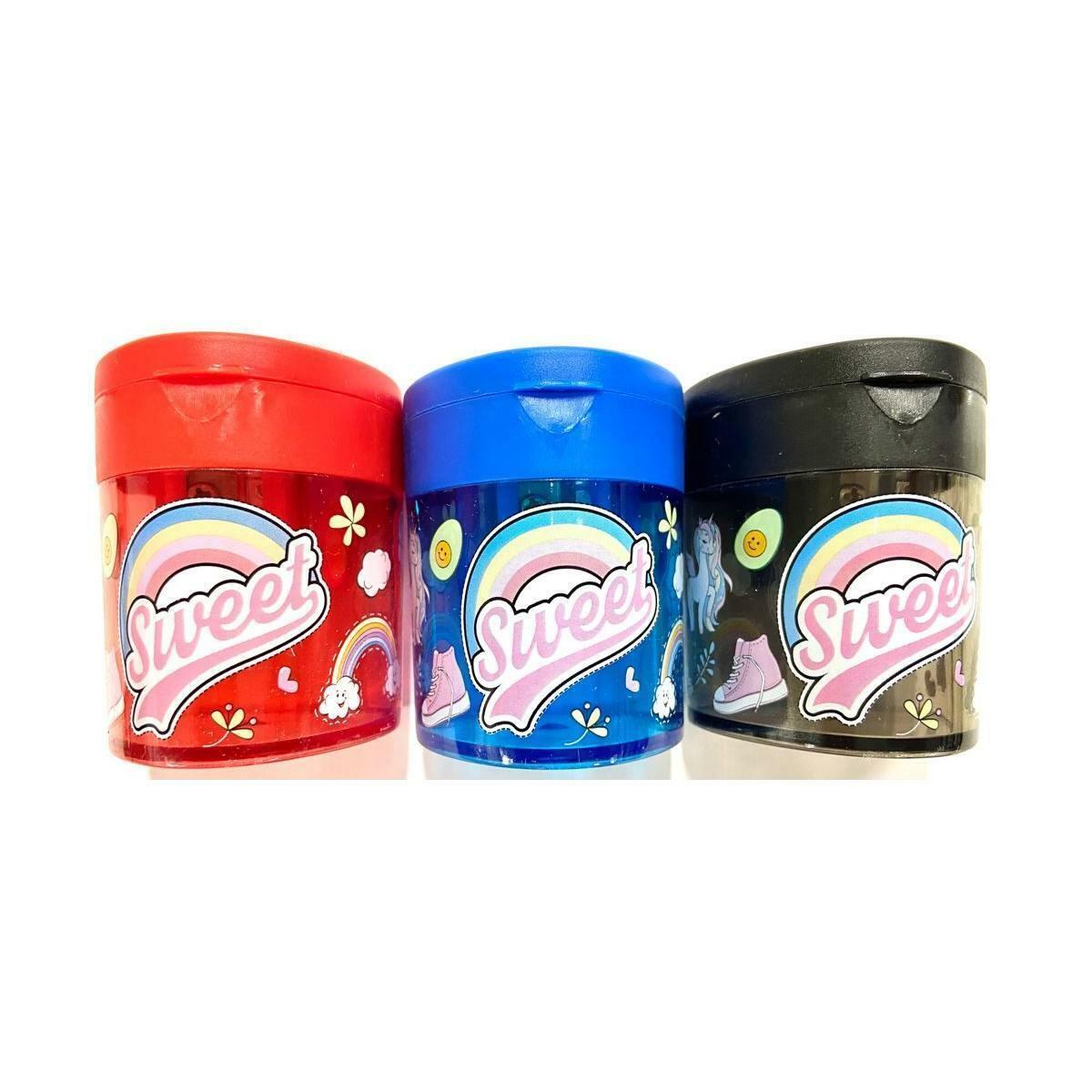 Young people - temperamatite 3 fori con contenitore