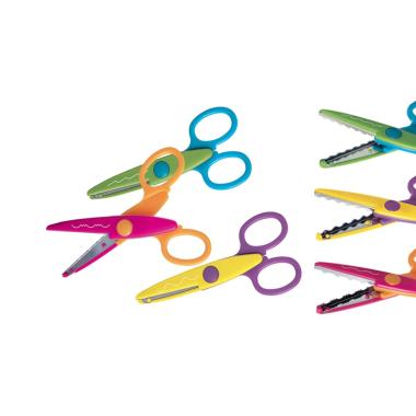 Forbice scolastiche taglio ondulato