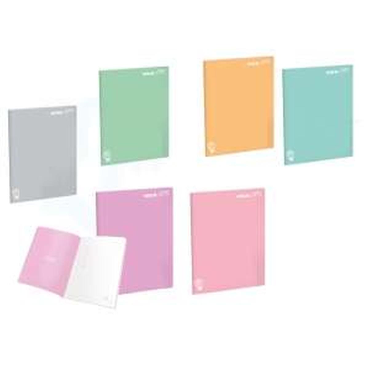 Tintaunita - maxi quaderno a4 excellent - carta 100 gr - fogli 24+1 - copertina assortita colori pastello