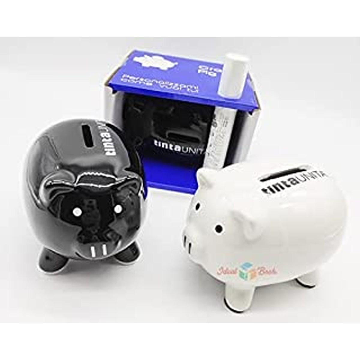 Tintaunita - crazy pig salvadanaio in gift box + 1 marker pilot pintor