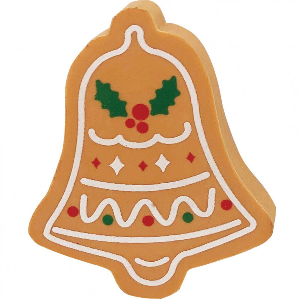 Lebez - gomma natalizia pan di zenzero in 4 soggetti assortiti