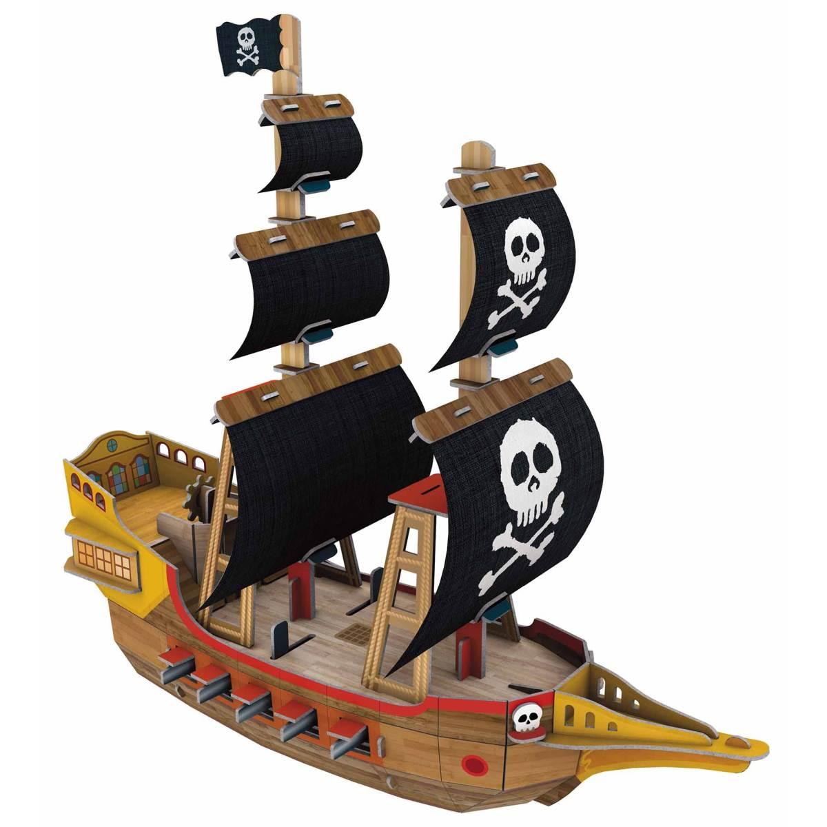 Sassi - 3d models - le leggendarie avventure dei pirati. il veliero 3d - n.e. 2022