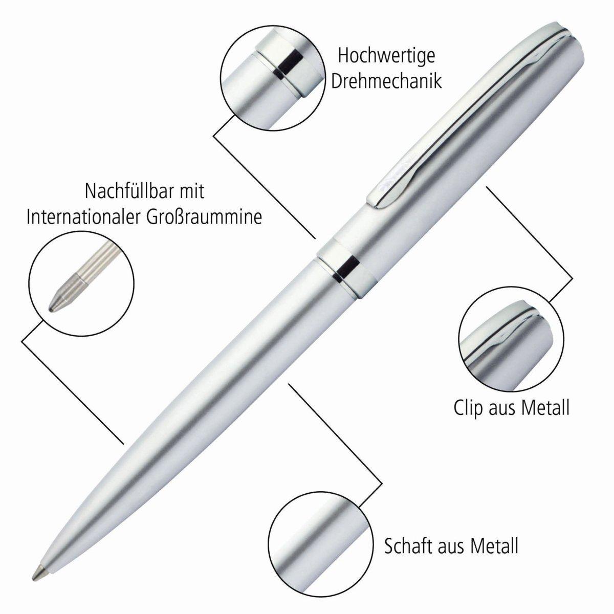 Online - penna a sfera in metallo in slimsy box -