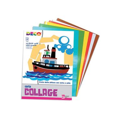 Deco - carta rasata lucida - album - 35 x 50 cm - 50 fg - 80 gr