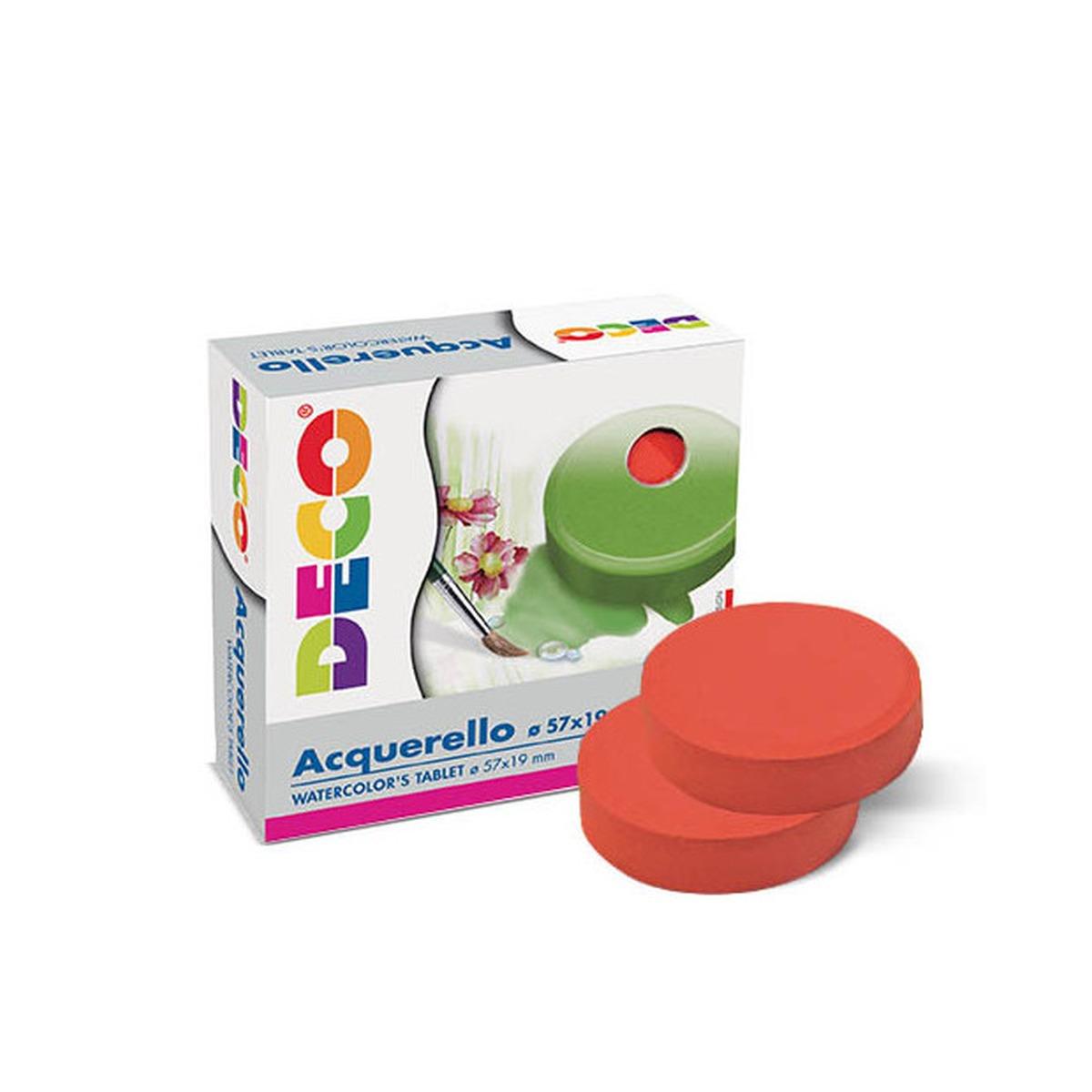 Deco - acquerelli in maxi pastiglie - Ø 57 mm x 19 mm