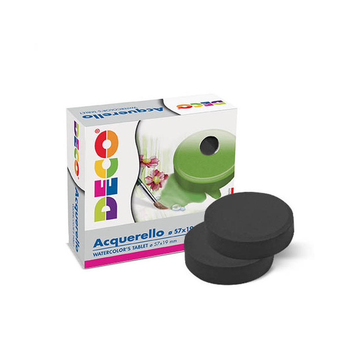 Deco - acquerelli in maxi pastiglie - Ø 57 mm x 19 mm