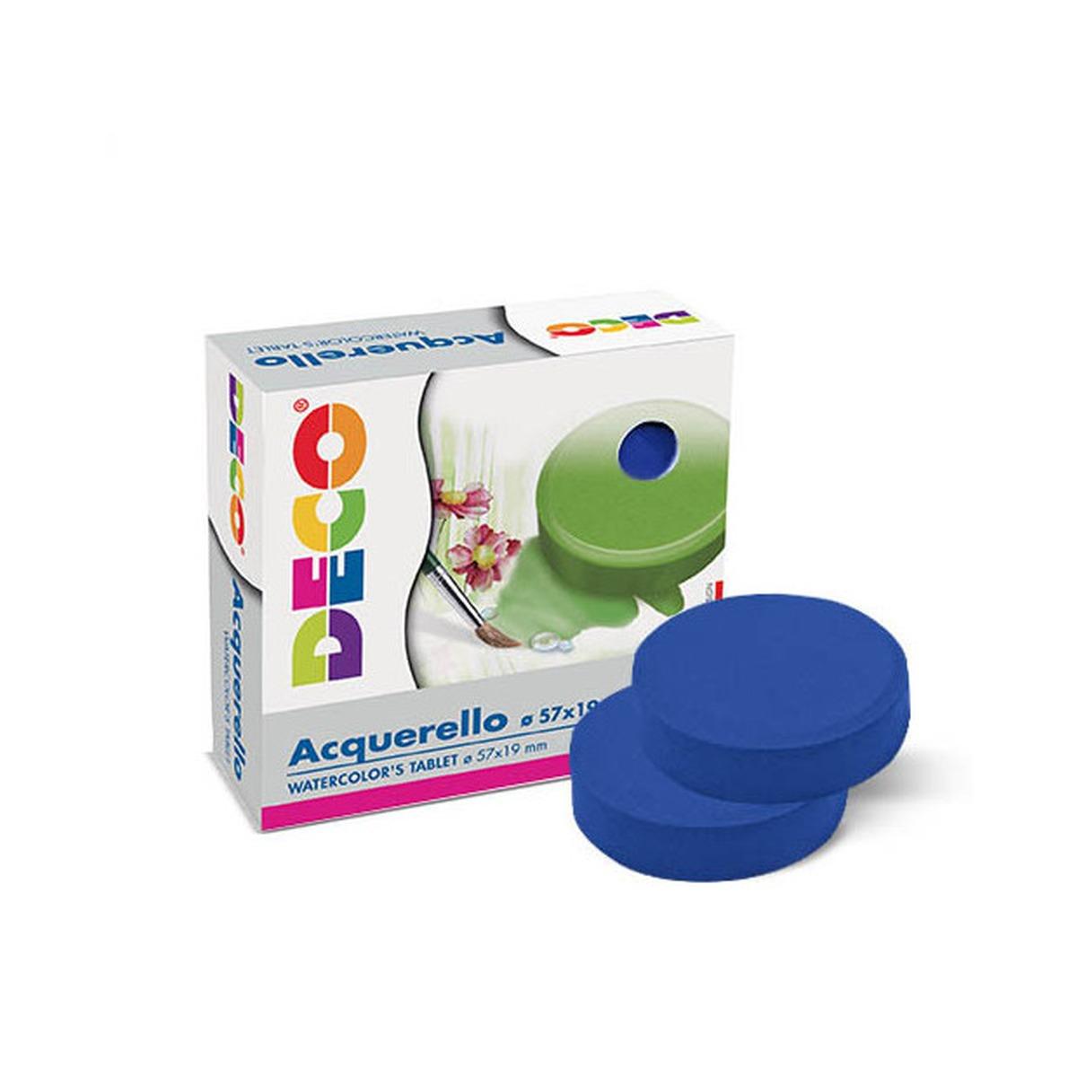Deco - acquerelli in maxi pastiglie - Ø 57 mm x 19 mm
