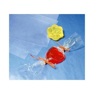 Fogli trasparenti per avvolgere - confezione 10 fogli - formato 50 x 50 cm