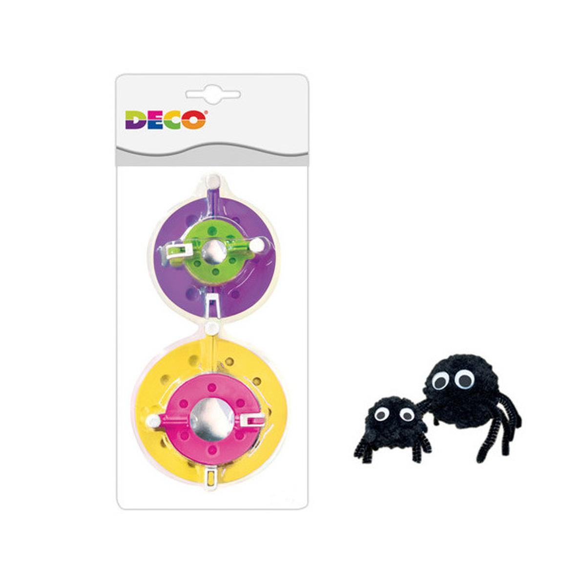 DECO - CREA PONPONS IN SET QUATTRO TELAI<br />